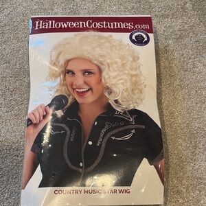 Country Music Star Wig - Blonde